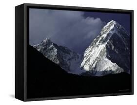 Pumori Landscape, Nepal-Michael Brown-Framed Stretched Canvas