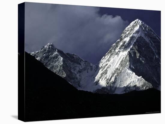 Pumori Landscape, Nepal-Michael Brown-Stretched Canvas