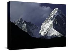 Pumori Landscape, Nepal-Michael Brown-Stretched Canvas