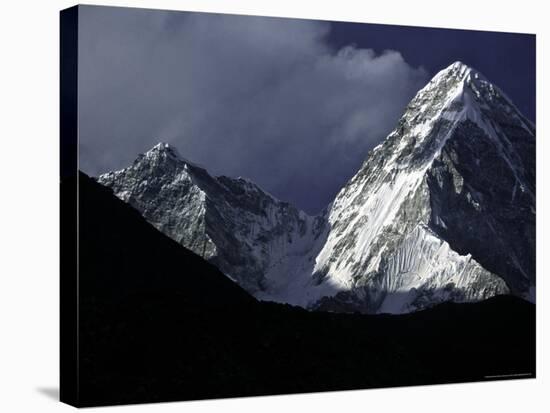 Pumori Landscape, Nepal-Michael Brown-Stretched Canvas