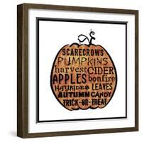 Pumpkin 1-Erin Clark-Framed Giclee Print