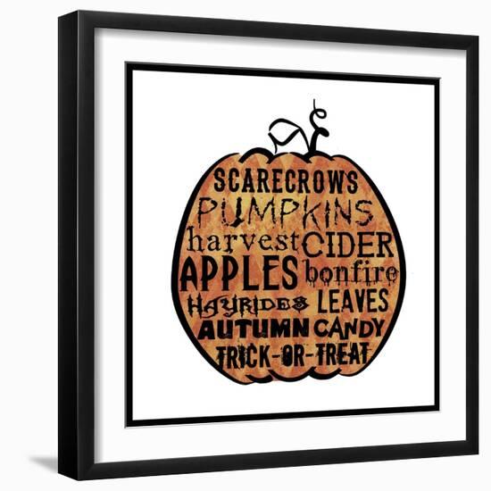 Pumpkin 1-Erin Clark-Framed Giclee Print