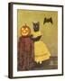 Pumpkin and Cat-J Hovenstine Studios-Framed Giclee Print