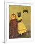 Pumpkin and Cat-J Hovenstine Studios-Framed Giclee Print