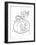 Pumpkin and Ghosts-Olga And Alexey Drozdov-Framed Giclee Print