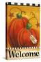 Pumpkin Autumn Welcome-Melinda Hipsher-Stretched Canvas