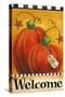 Pumpkin Autumn Welcome-Melinda Hipsher-Stretched Canvas