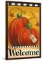 Pumpkin Autumn Welcome-Melinda Hipsher-Framed Giclee Print