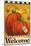 Pumpkin Autumn Welcome-Melinda Hipsher-Mounted Giclee Print