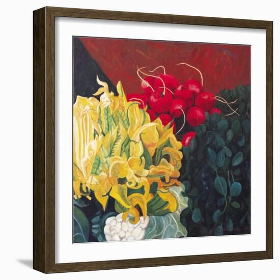 Pumpkin Blossom, 2002-Pedro Diego Alvarado-Framed Giclee Print