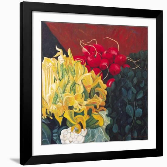 Pumpkin Blossom, 2002-Pedro Diego Alvarado-Framed Giclee Print