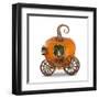 Pumpkin Carriage-egal-Framed Art Print