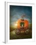 Pumpkin Carriage-egal-Framed Art Print