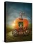 Pumpkin Carriage-egal-Stretched Canvas