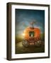 Pumpkin Carriage-egal-Framed Art Print