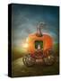 Pumpkin Carriage-egal-Stretched Canvas