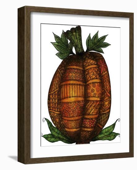 Pumpkin Coloured-Delyth Angharad-Framed Giclee Print