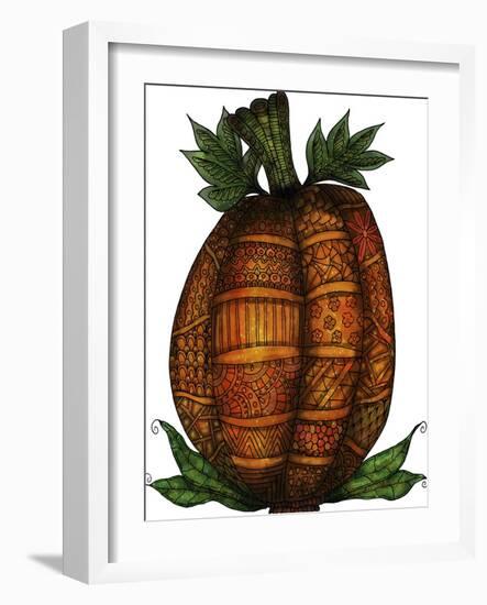 Pumpkin Coloured-Delyth Angharad-Framed Giclee Print