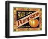 Pumpkin Crate Label-Mark Frost-Framed Giclee Print