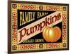 Pumpkin Crate Label-Mark Frost-Framed Giclee Print