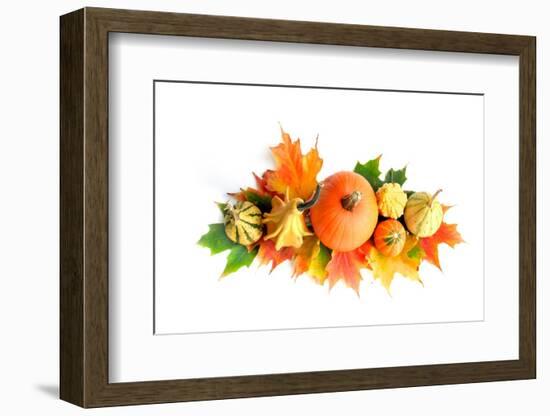 Pumpkin Decoration-Snehitdesign-Framed Photographic Print