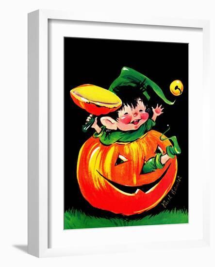 Pumpkin Elf - Jack & Jill-Ruth Bendel-Framed Premium Giclee Print