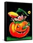 Pumpkin Elf - Jack & Jill-Ruth Bendel-Framed Stretched Canvas