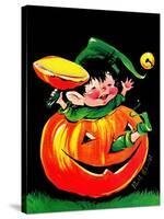 Pumpkin Elf - Jack & Jill-Ruth Bendel-Stretched Canvas