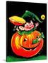 Pumpkin Elf - Jack & Jill-Ruth Bendel-Stretched Canvas