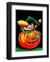 Pumpkin Elf - Jack & Jill-Ruth Bendel-Framed Giclee Print