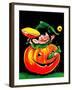 Pumpkin Elf - Jack & Jill-Ruth Bendel-Framed Giclee Print