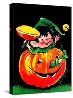 Pumpkin Elf - Jack & Jill-Ruth Bendel-Stretched Canvas