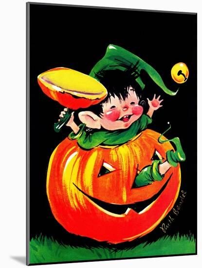 Pumpkin Elf - Jack & Jill-Ruth Bendel-Mounted Giclee Print