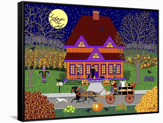 Pumpkin House-Mark Frost-Framed Stretched Canvas