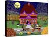 Pumpkin House-Mark Frost-Stretched Canvas