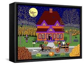 Pumpkin House-Mark Frost-Framed Stretched Canvas