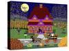 Pumpkin House-Mark Frost-Stretched Canvas
