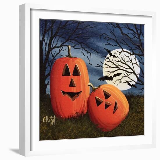 Pumpkin Love Pillow-Debbi Wetzel-Framed Giclee Print