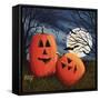 Pumpkin Love Pillow-Debbi Wetzel-Framed Stretched Canvas