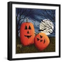 Pumpkin Love Pillow-Debbi Wetzel-Framed Giclee Print