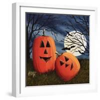 Pumpkin Love Pillow-Debbi Wetzel-Framed Giclee Print