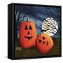 Pumpkin Love Pillow-Debbi Wetzel-Framed Stretched Canvas