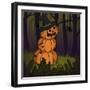 Pumpkin Man-Lauren Ramer-Framed Giclee Print