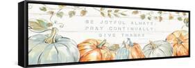 Pumpkin Patch XV-Daphne Brissonnet-Framed Stretched Canvas