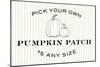Pumpkin Patch-Wild Apple Portfolio-Mounted Premium Giclee Print