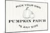 Pumpkin Patch-Wild Apple Portfolio-Mounted Art Print