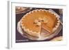 Pumpkin Pie with Walnuts-null-Framed Art Print