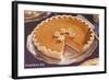 Pumpkin Pie with Walnuts-null-Framed Art Print