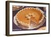 Pumpkin Pie with Walnuts-null-Framed Art Print