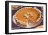 Pumpkin Pie with Walnuts-null-Framed Art Print